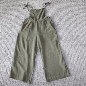 June & Hudson Olive Green Jumpsuit